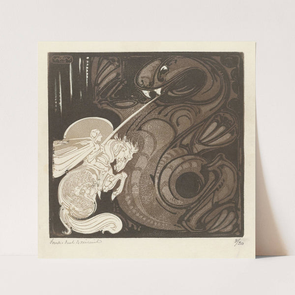 St. Joris by Bernard Willem Wierink