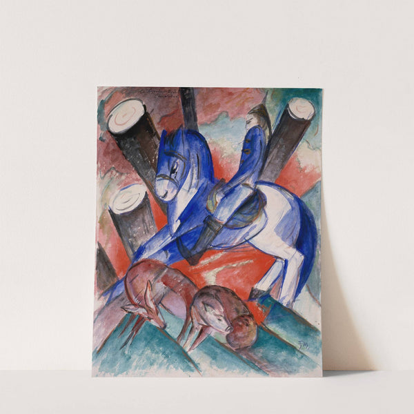 St. Julian the Hospitaler (1913) by Franz Marc