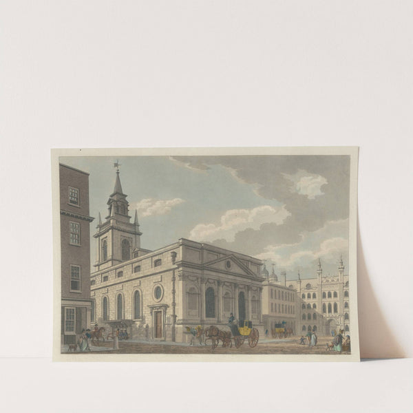 St. Laurance’s Church and Guild-Hall (1798) by Thomas Malton
