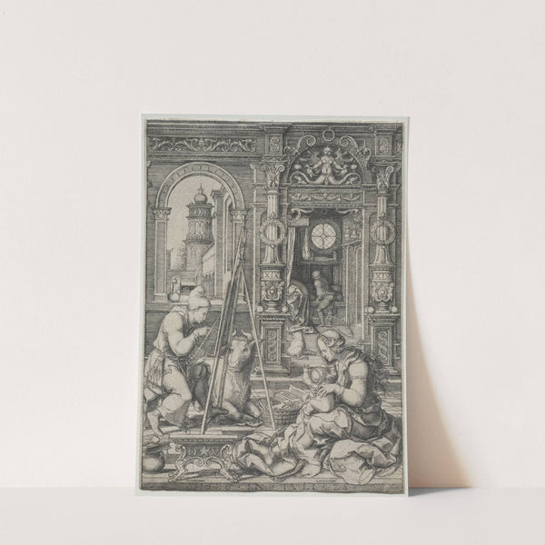 St. Luke Painting the Virgin (1526) by Dirk Vellert