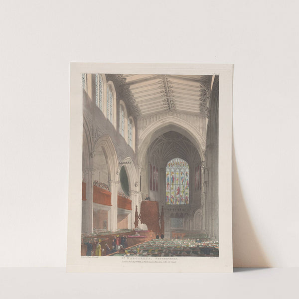 St. Margaret’s Westminster (1809) by Thomas Rowlandson
