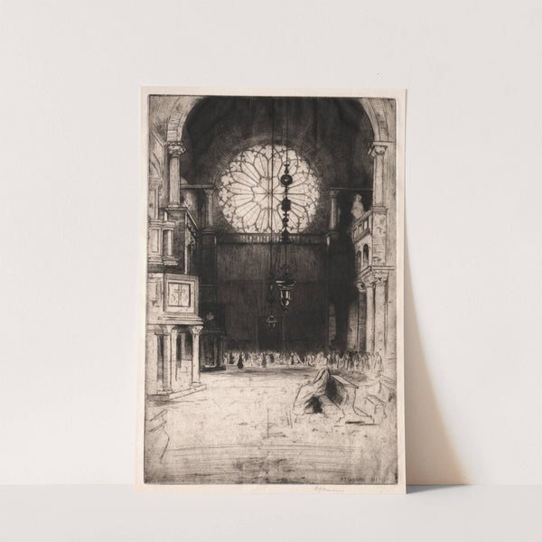 St. Mark’s No. 2 (Venice) — Interior (1900) by David Young Cameron