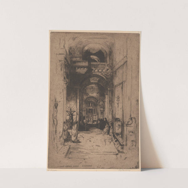 St. Mark’s Place, Venice (1895) by David Young Cameron