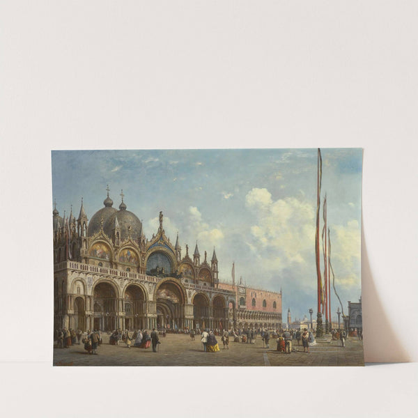 St Mark's Square, Venice by Adolf Sukkert