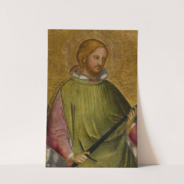 St. Martin holding his sword by Giovanni di Bartolomeo Cristiani