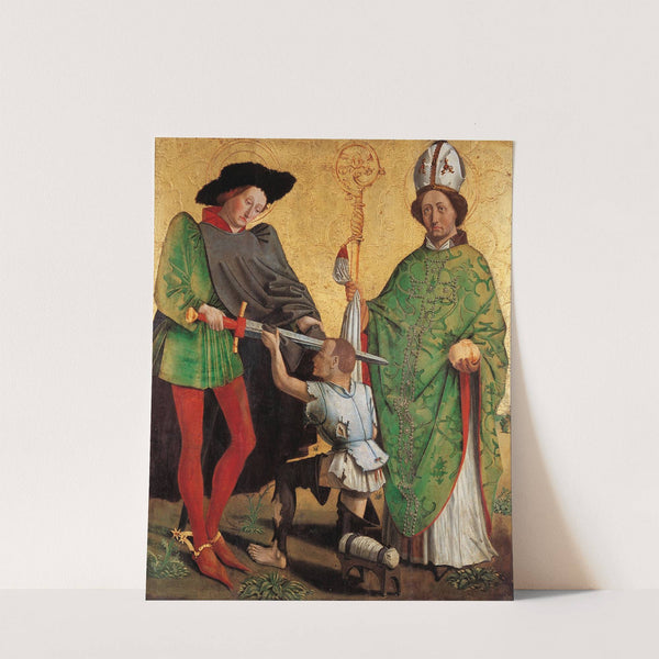 St Martin of Tours and St Nicholas of Bari (ca 1475) by Master of Uttenheim