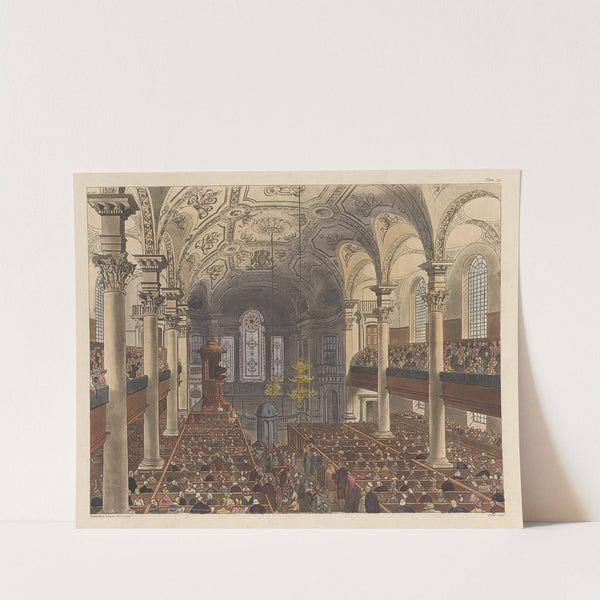 St. Martins, in the Fields (1809) by Thomas Rowlandson