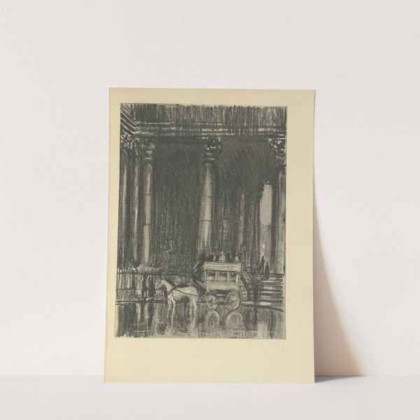 St. Martin’s Porch (1928) by Joseph Pennell