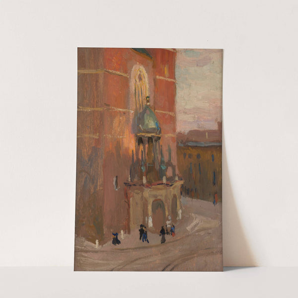 St Mary's Church in Krakow by Jan Stanislawski