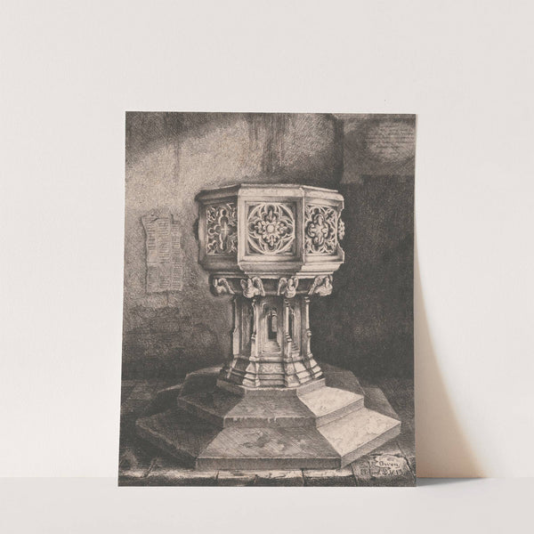 St. Mary's Font by Edward Pryce Owen