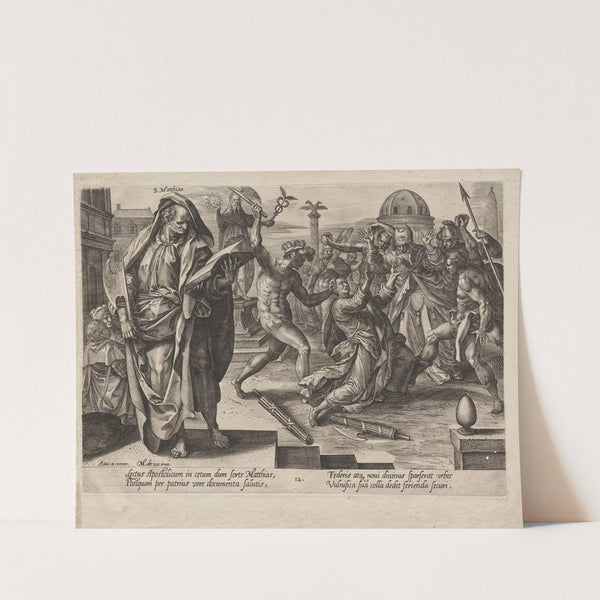 St. Matthias (c. 1578) by Hendrick Goltzius