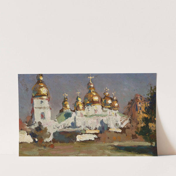 St. Michael’s Church in Kiev (circa 1903) by Jan Stanislawski