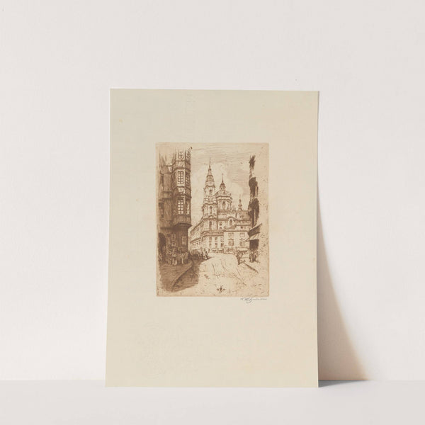 St. Nicholas Cathedral on the Malá Strana by Tavík František Šimon