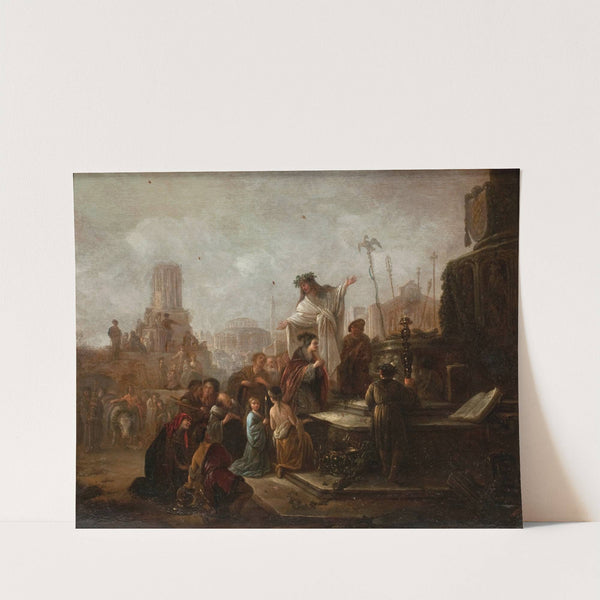 St. Paul and St. Barnabas at Lystra by Jacob Willemsz. de Wet