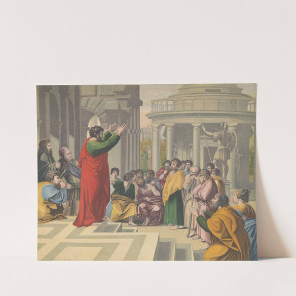St Paul Preaching in Athens by George Baxter