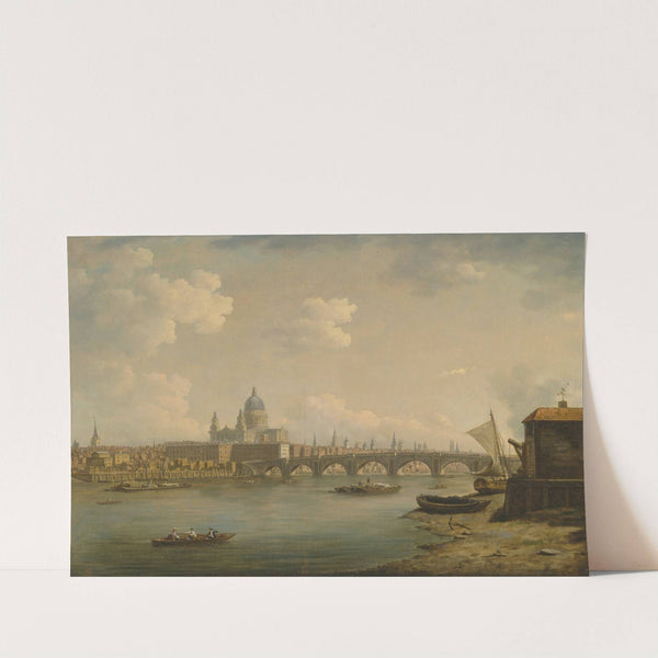 St. Paul's and Blackfriars Bridge by William Marlow