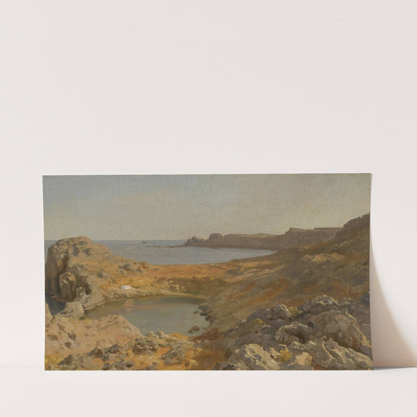 St Paul’s Bay At Lindos, Rhodes by Frederic Leighton
