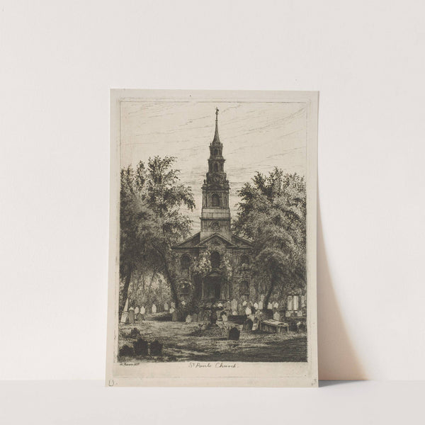 St. Paul’s Chapel, New York, from ‘Scenes of Old New York’ (1870) by Henry Farrer