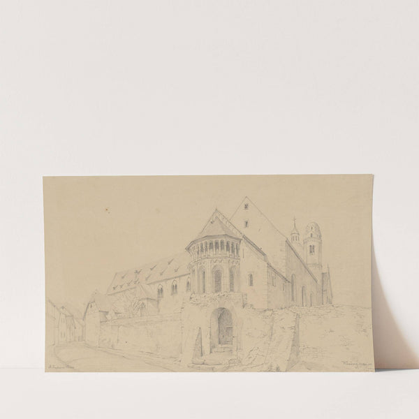 St Paul’s church in Worms (1848) by Friedrich Wilhelm Ludwig