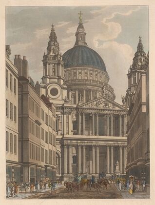St. Paul’s from Ludgate Hill (1797)