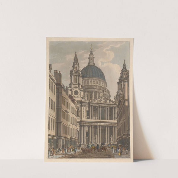 St. Paul’s from Ludgate Hill (1797) by Thomas Malton