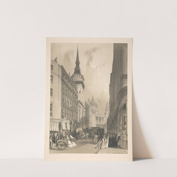 St. Paul's from Ludgate Hill by Thomas Shotter Boys