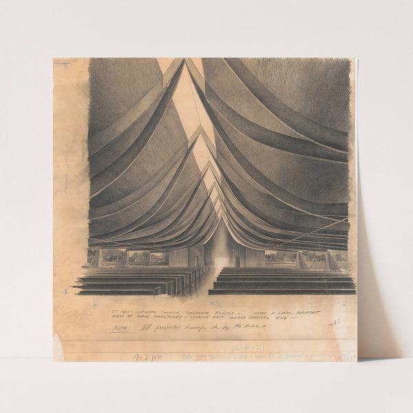 St. Paul’s Lutheran Church, Sarasota, Florida, Main sanctuary (1959) by Victor Alfred Lundy