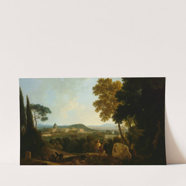 St Peters and the Vatican from the Janiculum, Rome (1757) by Richard Wilson