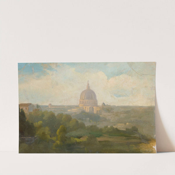 St Peter’s Basilica in Rome (between 1851 and 1854) by Julie Wilhelmine Hagen-Schwarz