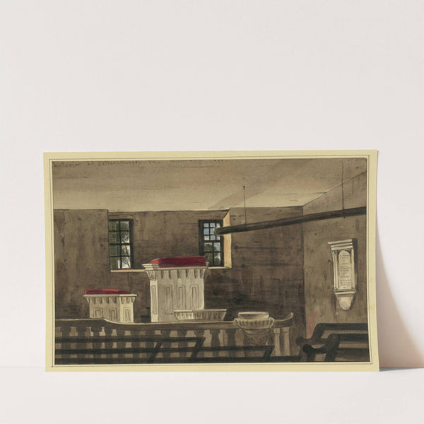 St. Peter's Church interior by William McIlvaine