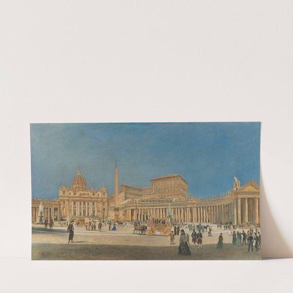 St Peter’s Square, Rome) by Rudolf von Alt
