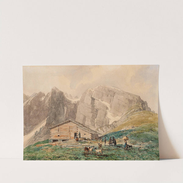 St. Petersberg fortress near Silz in the Tyrol by Thomas Ender