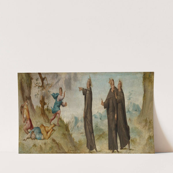 St. Philip Benizzi and the Gamblers (1540) by Pier Francesco Foschi