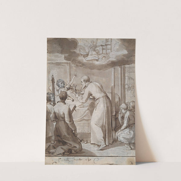 St. Philip visiting a hospital by Jacques Stella