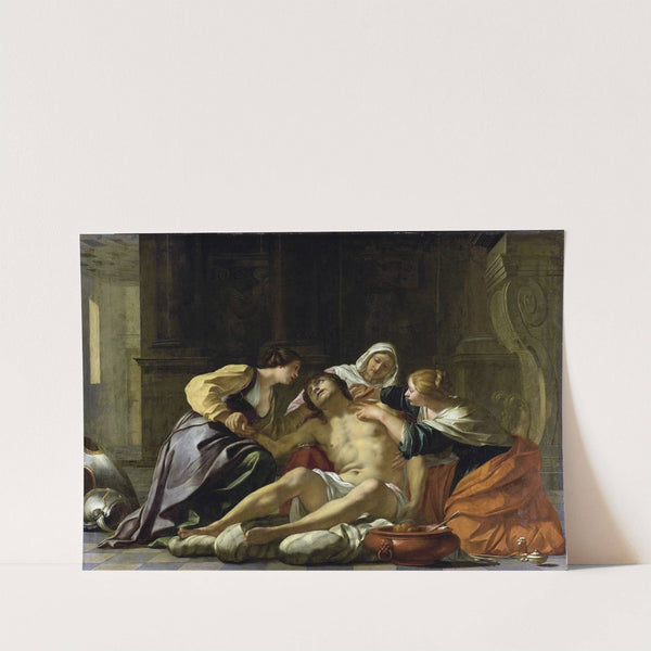 St Sebastian Nursed by Irene and her Helpers by Jacques Blanchard