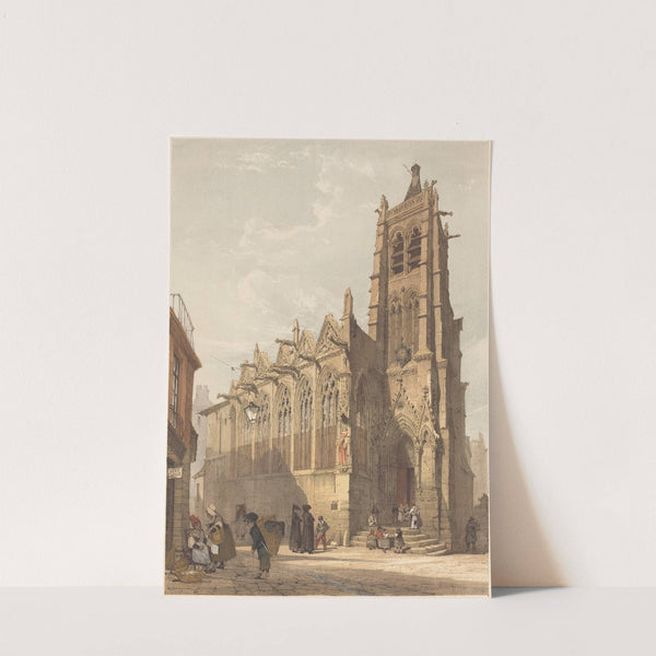 St. Séverin, Paris (1839) by Thomas Shotter Boys
