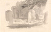 St. Stephen’s Churchyard, Jersey, with the Tomb of the Artist’s Brother