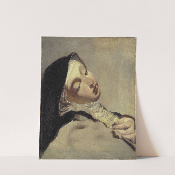 St Teresa in extasy (After Giovanni Battista Piazzetta) by Ernst Josephson