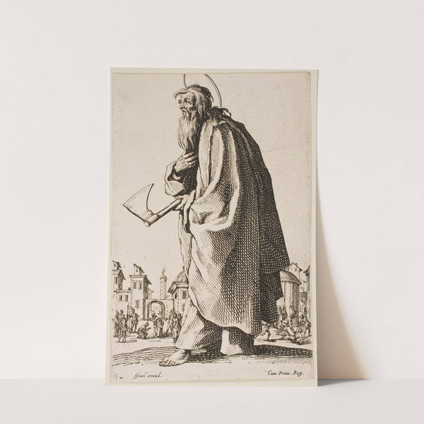 St. Thaddeus or St. Jude (1631) by Jacques Callot