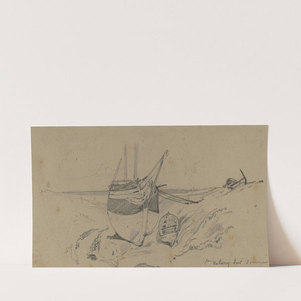 St. Valery sur somme by Eugène Isabey