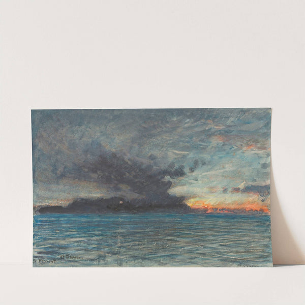 St Vincent at dawn by Albert Goodwin