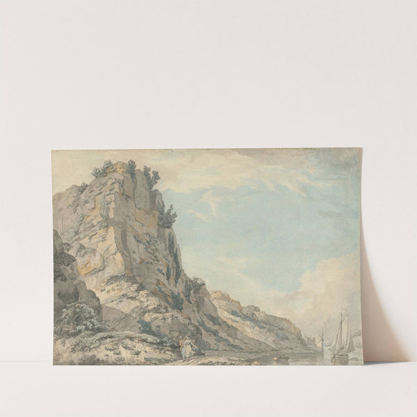 St. Vincent’s Rock, Clifton, Bristol with Hotwell’s Spring House in the Distance by Francis Wheatley