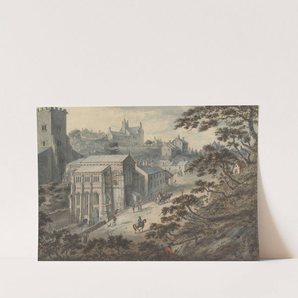 St. Winifred's Well, Holywell, Flintshire, Wales with the Artist in the Foreground... by Edward Edwards