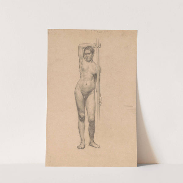 Staand vrouwelijk naakt, van voren gezien by Jan Veth