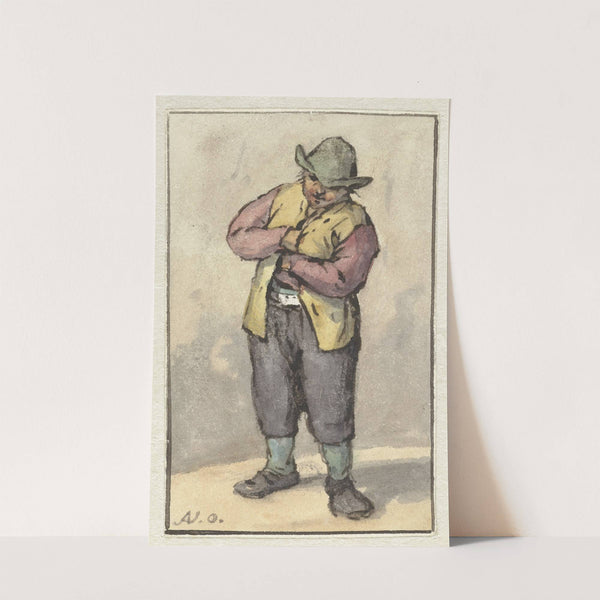 Staande boer met groene hoed (1800 - 1900) by Adriaen van Ostade