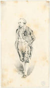 Staande man in Frans kostuum, Van Lennep
