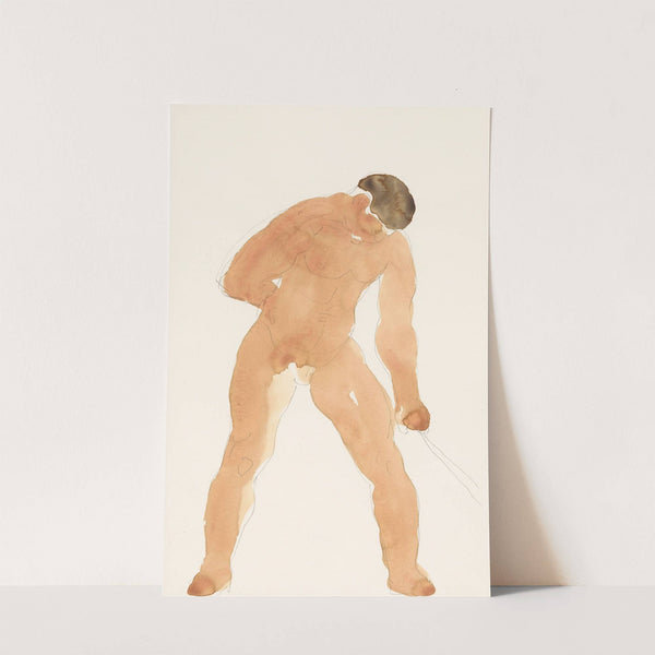 Staande naakte man by Reijer Stolk