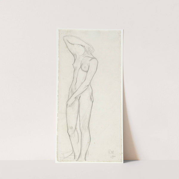 Staande naakte vrouw by Richard Nicolaüs Roland Holst