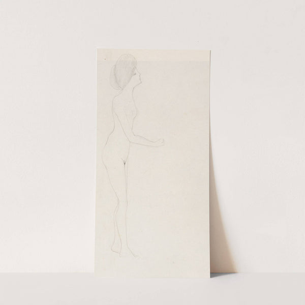 Staande naakte vrouw by Karel de Nerée tot Babberich