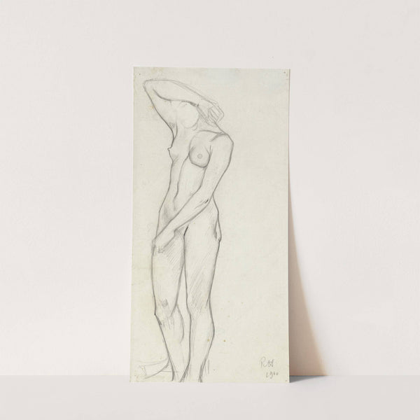 Staande naakte vrouw by Richard Nicolaüs Roland Holst